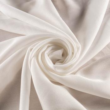 Крепдешин синтетический К28-981 айвори однотонный