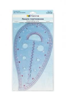 Лекало портновское 2 мм 25х13,8 см LUR-02