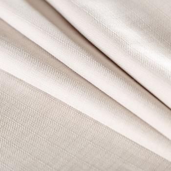 Ткань портьерная лен h-295 см 05-02-05527 светло-серый однотонный