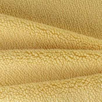 Мех искусственный К30-122 банановый однотонный