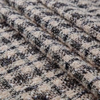 Твид Chanel 052-19136 пудра/черный