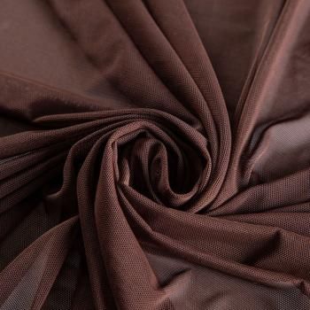 Сетка трикотажная 050-02094 шоколадный однотонный