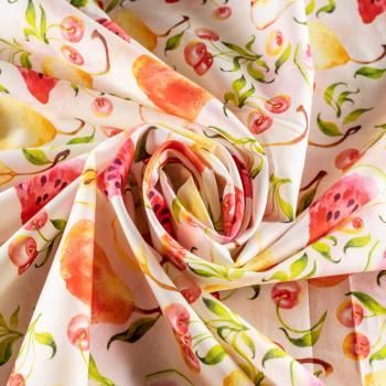 Хлопок К28-779 белый принтованный