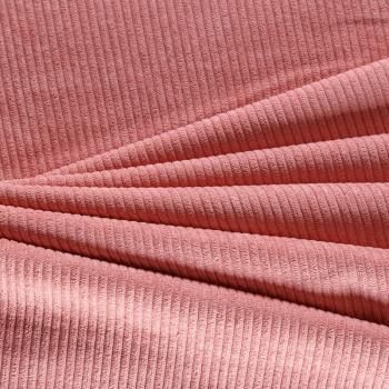 Вельвет 008-05626 розовый однотонный