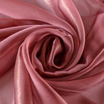 Шифон с напылением 068-09758 темно-розовый однотонный