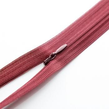 Молния спираль потайная Gamma 50 см тип 3 н/р бордовый G013P-50-173