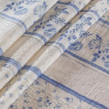 Батист с вышивкой Etro 003-16426 молочный принтованный