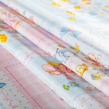 Ситец 007-03539 белый принтованный