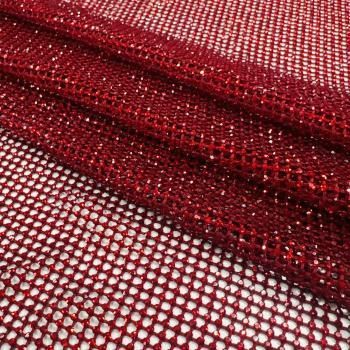 Сетка со стразами Swarovski 050-20875 вишневый