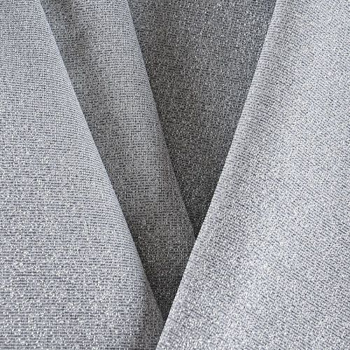 Джерси с люрексом 014-11916 серебристый однотонный