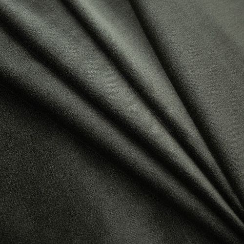 Бархат хлопковый 002-20034 серо-зеленый хаки