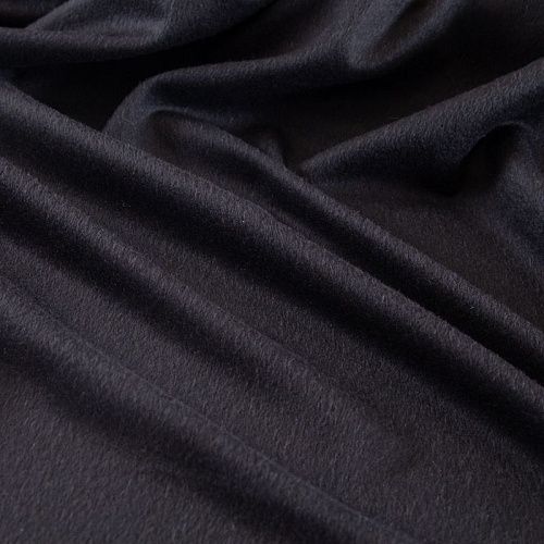 Ткань пальтовая 040-17268 графитовый однотонный