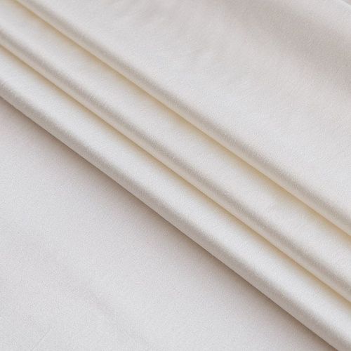 Сатин стрейч 001-16377 айвори однотонный