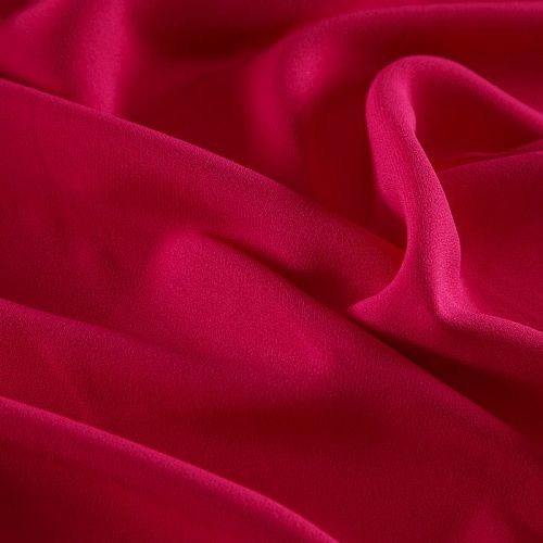 Креп костюмный 026-16677 малиновый джем однотонный