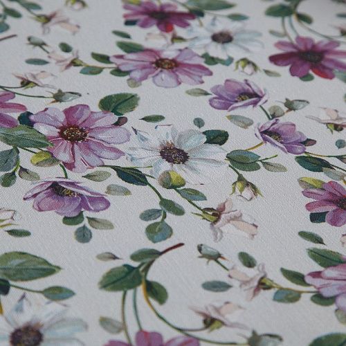 Ткань портьерная H-280 см 19-02-15864 белый принтованный