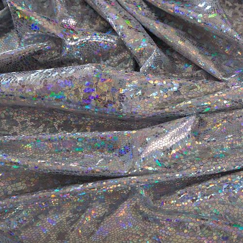 Трикотаж лазер 034-18797 серебристый мультиколор