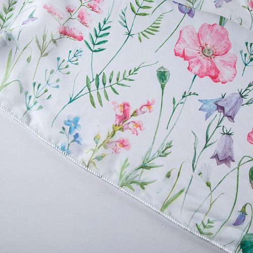 Тюль вуаль 03-01-13162 белый принтованный