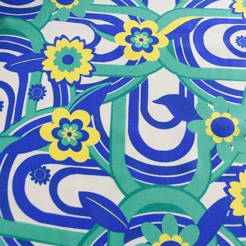 Вискоза 009-12178 белый принтованный