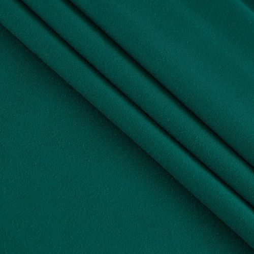 Трикотаж 056-15575 зеленый однотонный