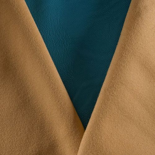 Экокожа 070-11819 бирюзово-лазурный однотонный