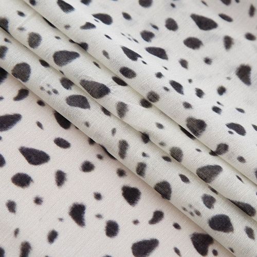 Батист 003-16557 молочный принтованный