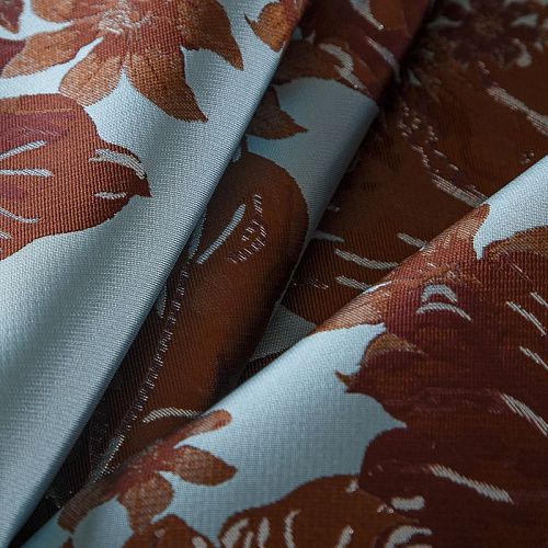 Жаккард Blumarine 017-19080 голубой/корица