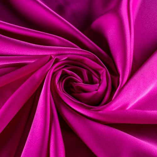 Шелк синтетический стрейч К1-390 пурпурная фиалка однотонный