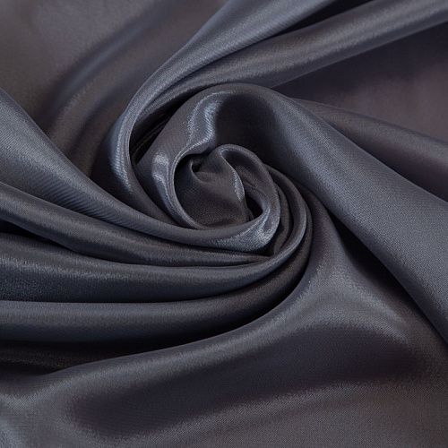 Перл шифон 068-19405 серый однотонный