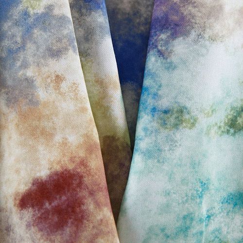 Твил-штапель 069-12760 белый принтованный