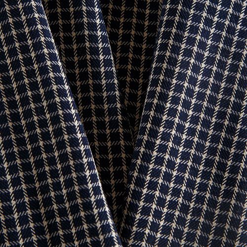 Ткань костюмная 025-14956 темно-синий клетка