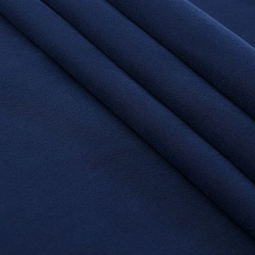 Вискоза костюмно-плательная Сафари 009-13869 темно-синий однотонный