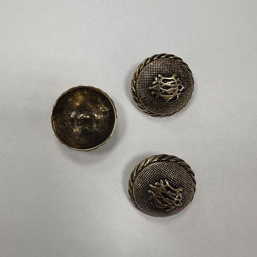 Пуговица на ножке 28 мм бронза 97344-0445