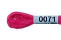 Нитки для вышивания Gamma мулине 8 м 0071 ярко-розовый