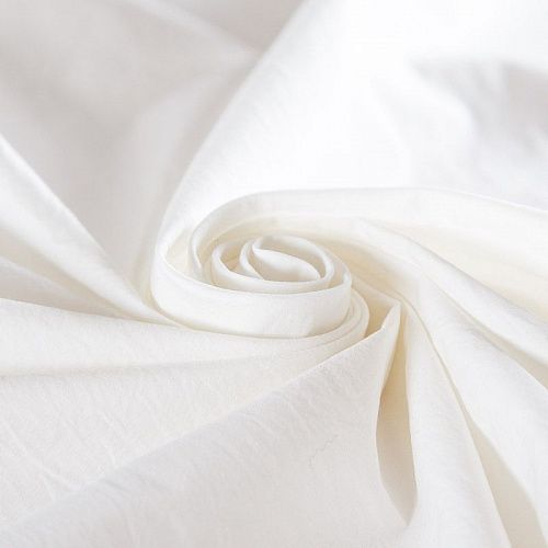 Хлопок крэш 063-16257 молочный однотонный