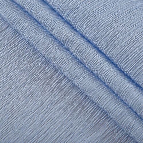 Шелк-жатка натуральный 064-16221 разбеленный голубой однотонный