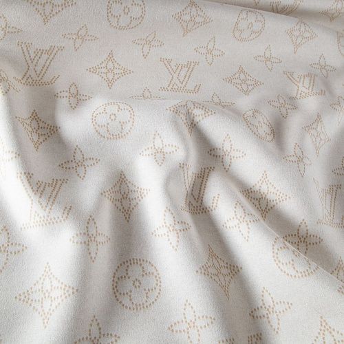 Кашемир двухсторонний Louis Vuitton 022-20219 молочный/бежевый