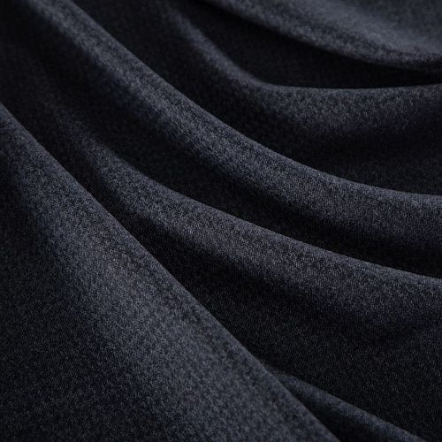 Шерсть костюмная 025-20384 черный жаккардовый