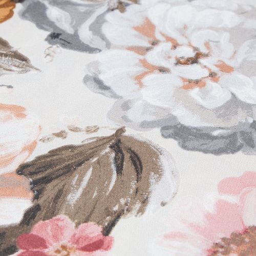 Ткань с водо- и грязеотталкивающей пропиткой 22-02-20741 молочный принтованный