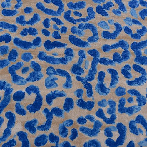 Крепдешин натуральный 028-11952 бежевый принтованный