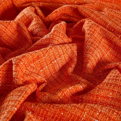 Твид шанель 052-15485 оранжевый