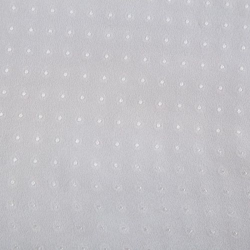 Шифон шелковый 068-16353 молочный жаккардовый