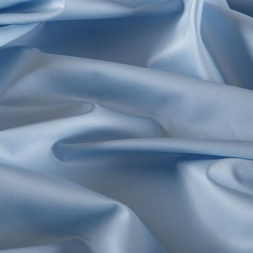 Сатин-коттон 063-16149 светло-голубой однотонный