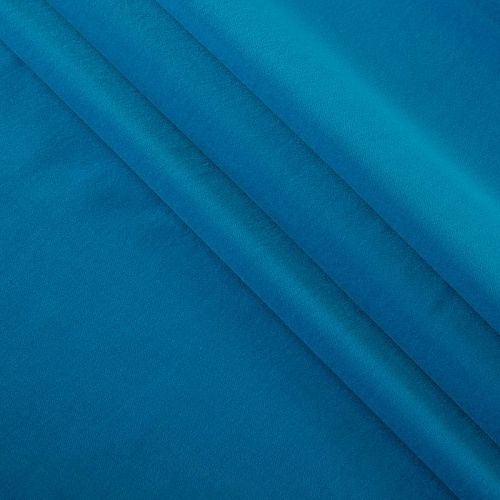 Бархат хлопковый стрейч 002-20535 бирюзово-голубой