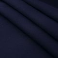 Лен на дублерине 035-16536 темно-синий однотонный