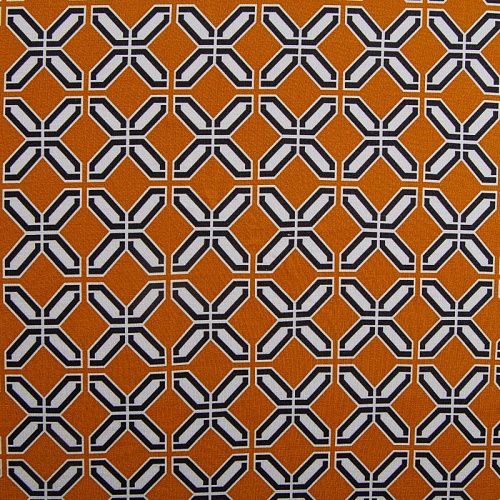 Трикотаж 056-16848 тыквенный принтованный