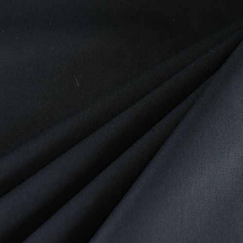 Ткань плащевая с пропиткой 042-11996 черный однотонный