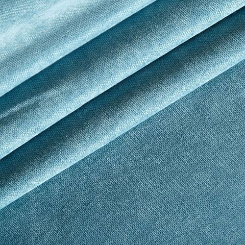 Ткань портьерная канвас 14-02-05036 бирюзовый однотонный