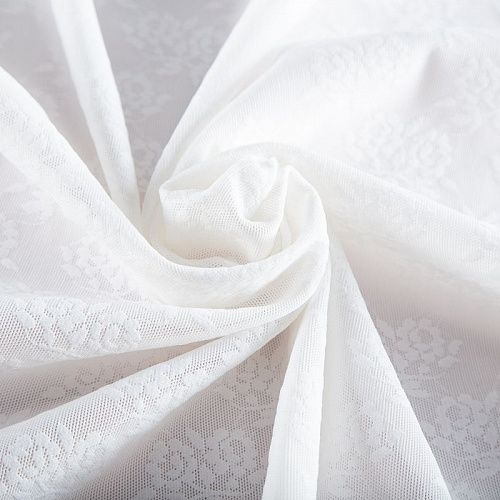 Сетка корсетная 050-20186 белый жаккардовый