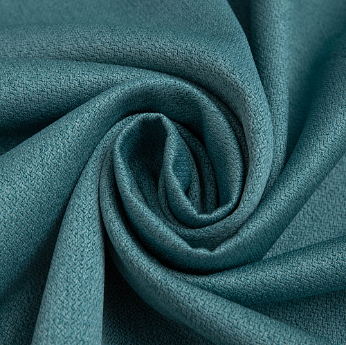 Ткань портьерная блэкаут H-280 см 10-02-15448 бирюзовый