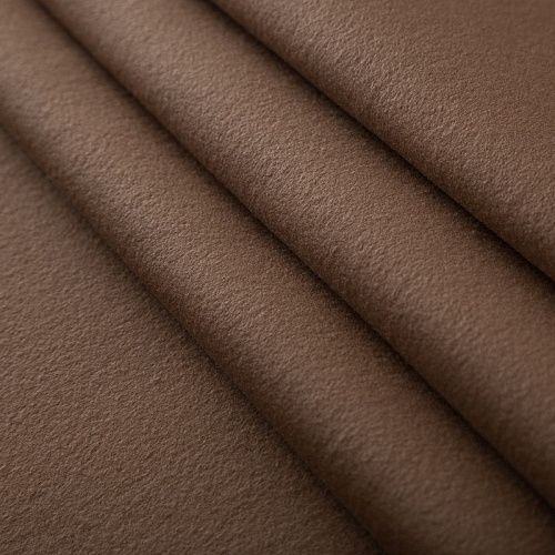 Ткань пальтовая Loro Piana 022-19239 бежево-коричневый однотонный